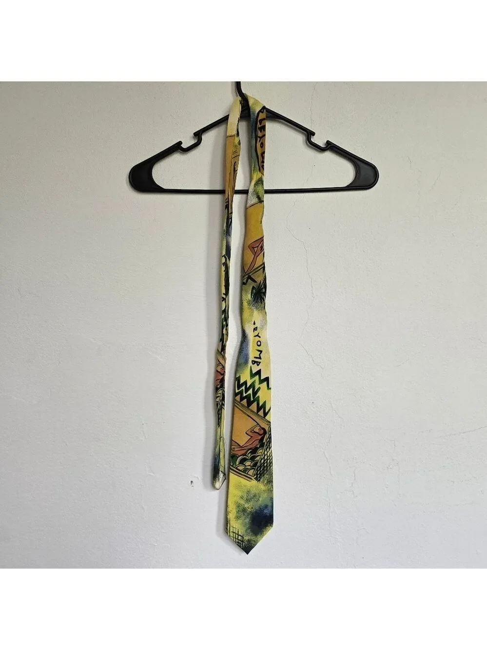 Vintage Attitudes Artsy Retro Art Print Tie Abstract Woman Graphic Necktie